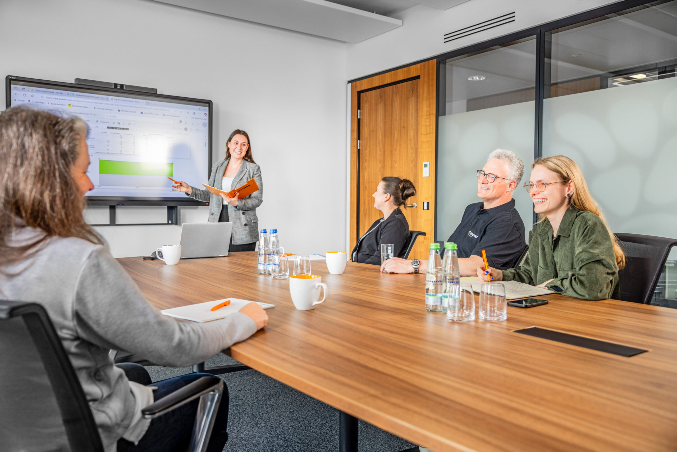 Mitarbeiter in einer Besprechung